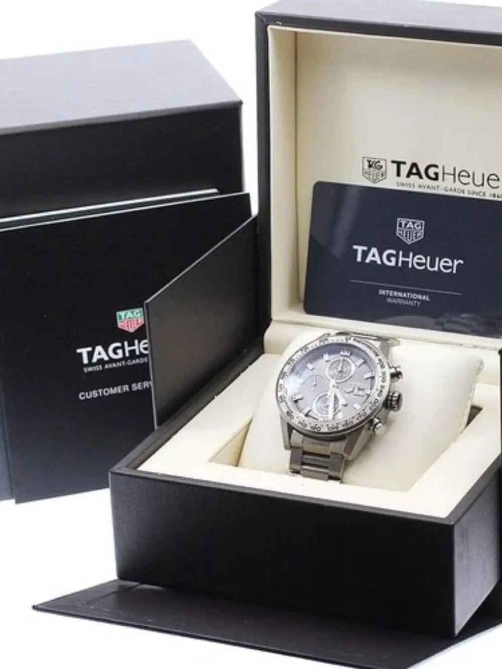 TAG HEUER Carrera Heuer 01 CAR208Z Chronograph gray Dial Automatic Men's_961888